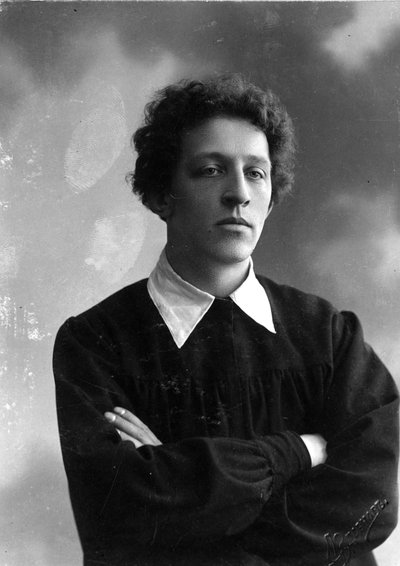 Portrait of the poet Alexander Blok by Russian Photographer